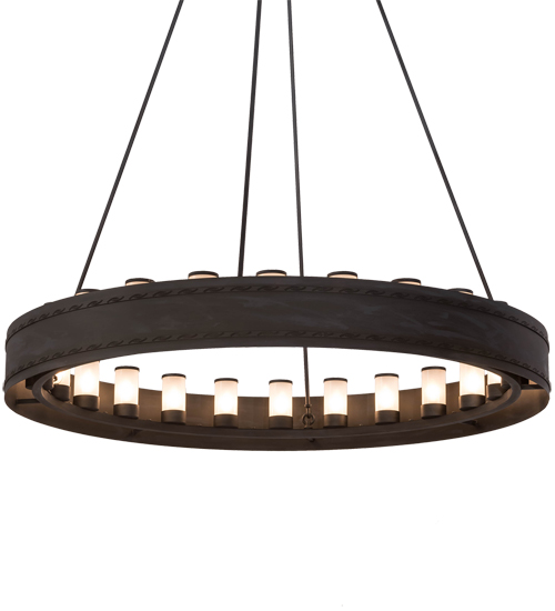 60" Wide Loxley Escabroso 24 LT Chandelier | 187107
