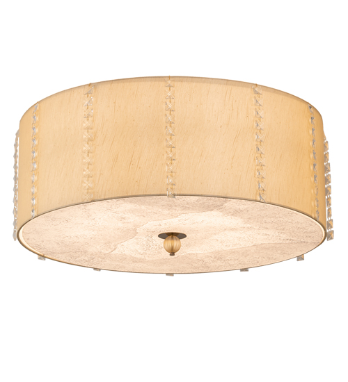 33" Wide Cilindro Lujoso Semi-Flushmount | 190168