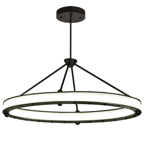 42" Long Anillo Gemini Oblong Pendant | 194571