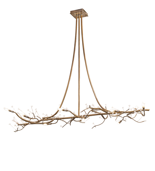 72" Long Winter Solstice Budding Chandelier | 203772