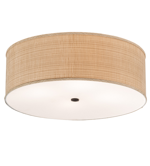 24" Wide Cilindro Textrene Flushmount | 205419