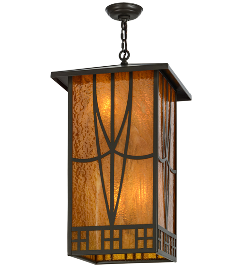 16"Sq Scottsdale Mission Pendant | 20927