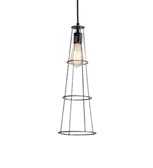 6" Wide Tomato Golpe Pendant | 216776