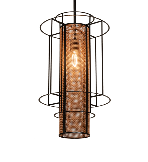 14" Wide Cilindro Golpe Pendant | 230964