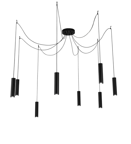 120" Wide Castiliolite 8 Light Cascading Pendant | 236516
