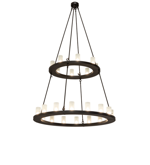 54" Wide Loxley 24 Light Two Tier Chandelier | 237115