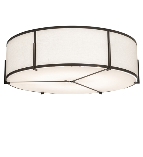 60" Wide Cilindro Structure Flushmount | 243104
