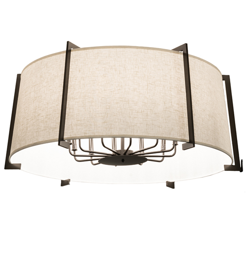 42" Wide Cilindro Structure Semi-Flushmount | 245578