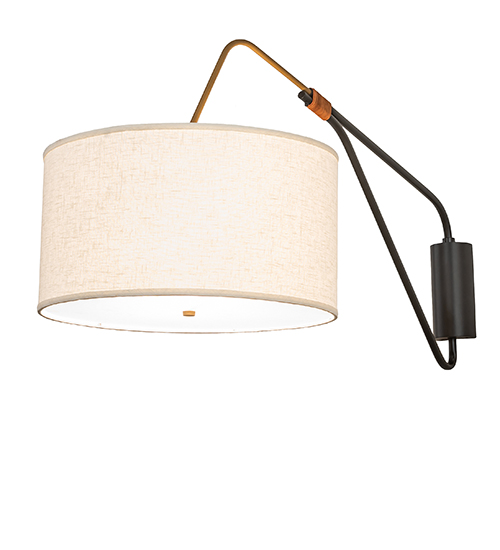 22" Wide Cilindro Swing Arm Wall Sconce | 252560