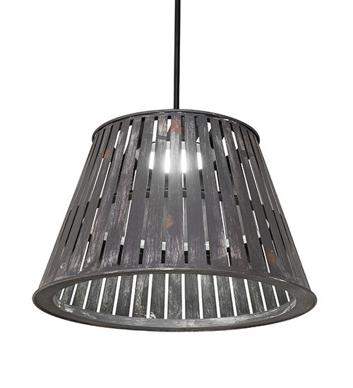 31" Wide Peach Basket Pendant | 264088