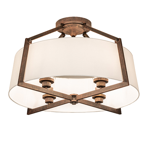 31" Wide Cilindro Lucy Semi-Flushmount | 271015