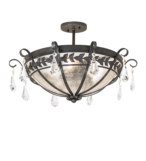 24" Wide Florentine Semi-Flush Mount | 277034