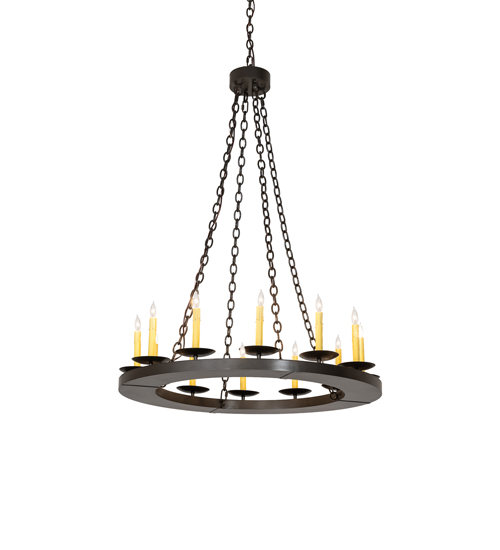 36" Wide Loxley 12 Light Chandelier | 291956