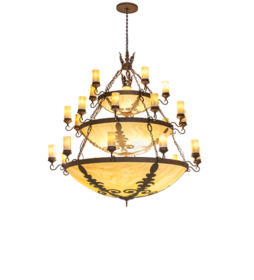 74" Wide Castellum 3 Tier Chandelier | 292119