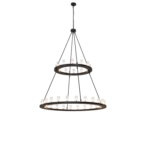 72" Wide Loxley 36 Light Two Tier Chandelier | 295514