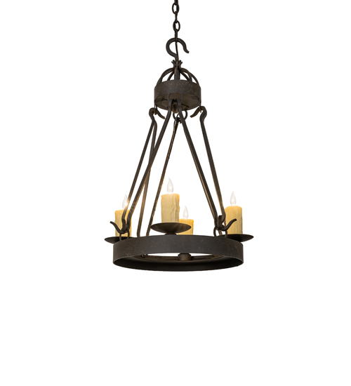 18" Wide Lakeshore 4 Light Chandelier | 296517