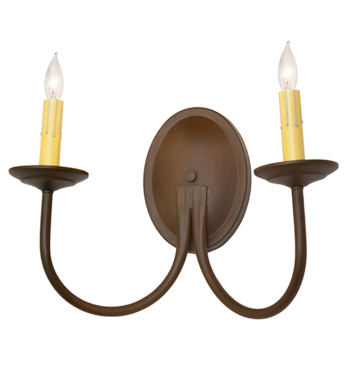 15" Wide Classic 2 Light Wall Sconce | 118552