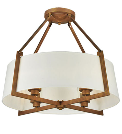 31"W Cilindro Lucy Semi-Flushmount | 129153