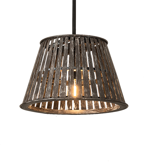 20" Wide Peach Basket Pendant | 142777