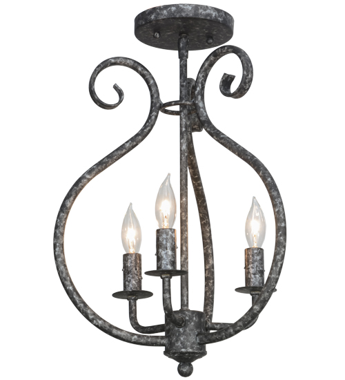 12" Wide Easton 3 Light Flushmount | 153438