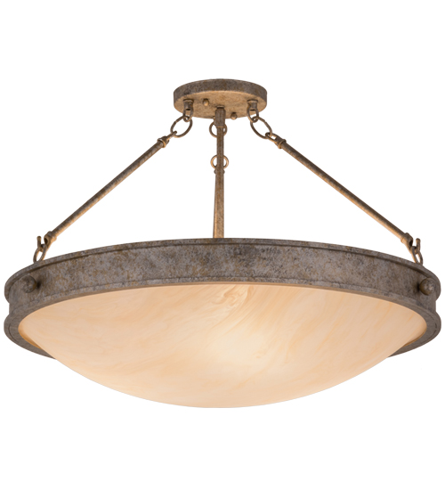 22"W Dionne Semi-Flushmount | 158204