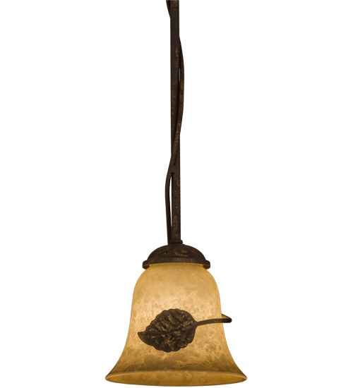 6"W Falling Leaf Mini Pendant | 162410