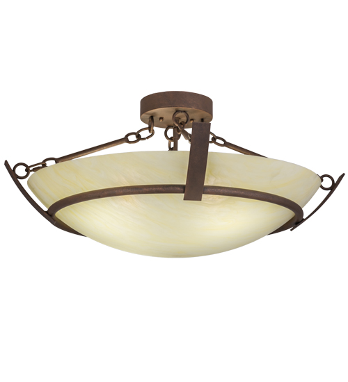 30"W Covina Semi-Flushmount | 170000