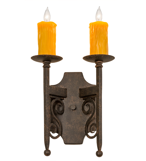 9"W Toscano 2 LT Wall Sconce | 177305
