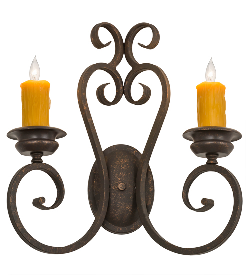17"W Fernando 2 LT Wall Sconce | 178723