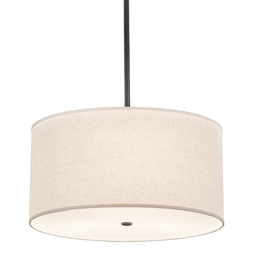 24"W Cilindro Textrene Pendant | 188859