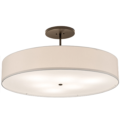 42"W Cilindro Textrene Semi-Flushmount | 189287