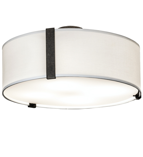 27" Wide Cilindro Bartel Flushmount | 192023