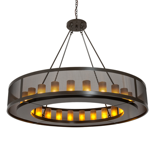 60" Wide Loxley Golpe 24 Light Chandelier | 220900