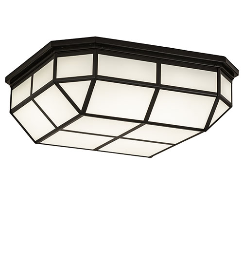 25.5" Square Gibbon Flushmount | 248121