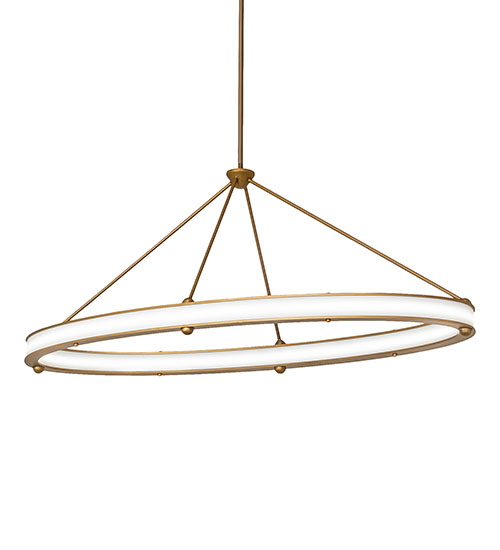 64" Long Anillo Gemini Oblong Pendant | 250621
