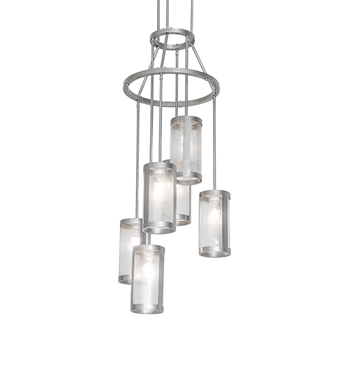 24" Wide Cartier 6 Light Cascading Chandelier | 253505