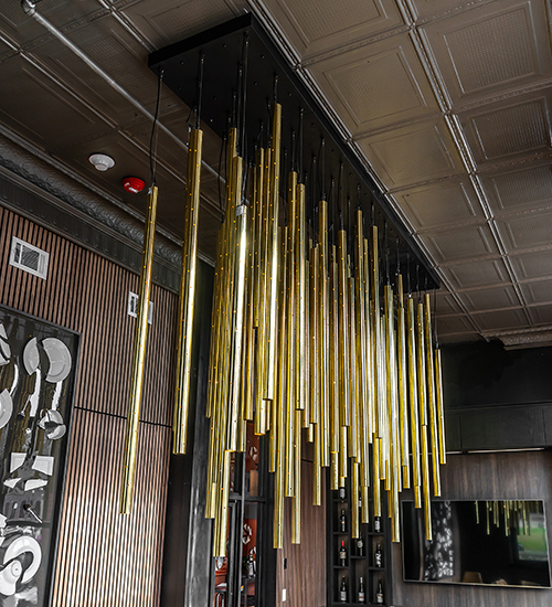 144" Long Emmentaler 63 Light Cascading Pendant | 261998
