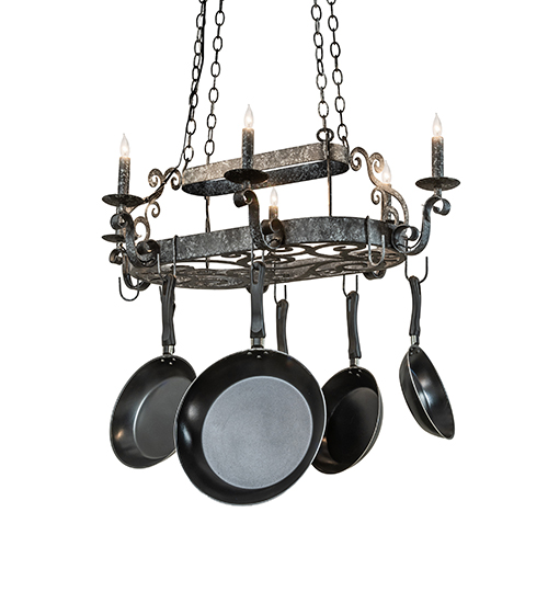38" Long Neo 6 Light Pot Rack | 267145