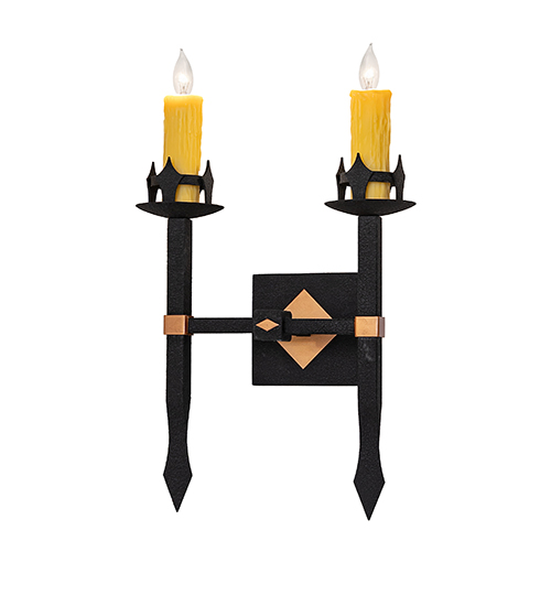 15" Wide Castilla 2 Light Wall Sconce | 286914