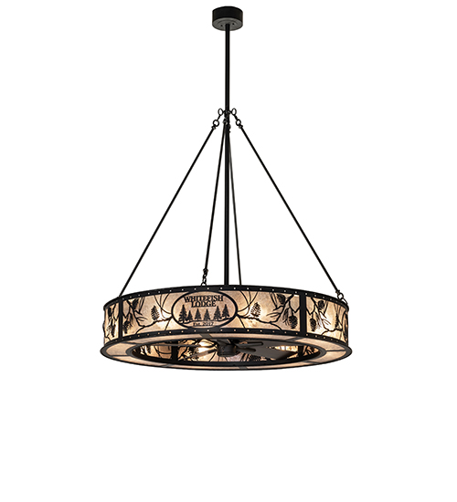 52" Wide Personalized Whitefish Lodge Chandel-Air | 290899