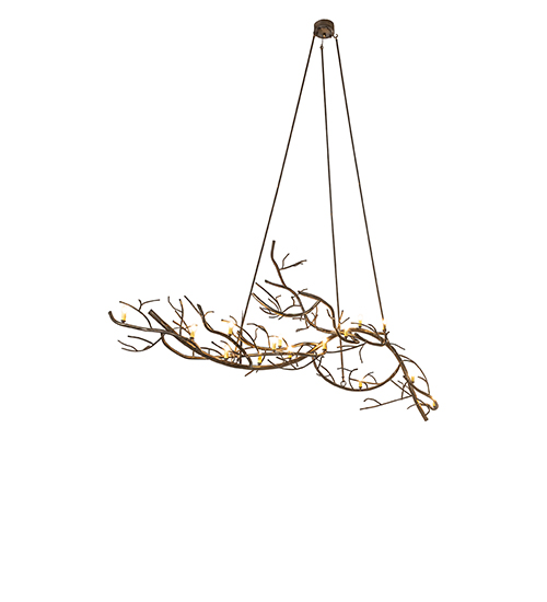 96" Long Winter Solstice 15 Light Chandelier | 293548