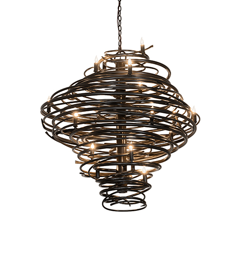 36" Wide Cyclone 18 Light Chandelier | 296059