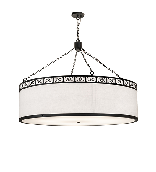 54" Wide Cilindro Circle X Textrene Pendant | 269581