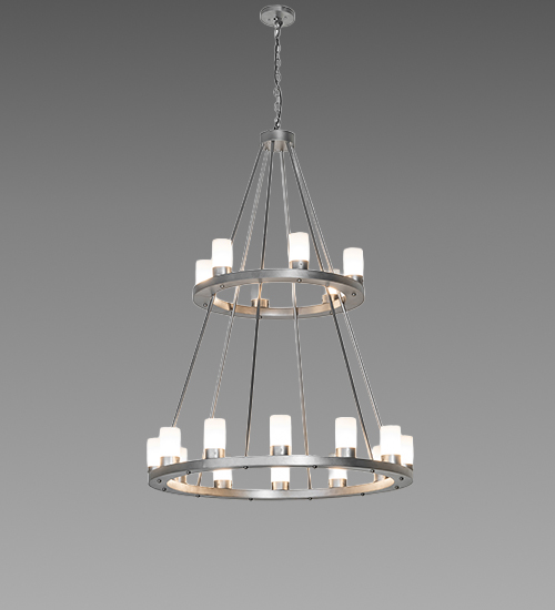 42" Wide Loxley 18 Light Two Tier Chandelier | 294015