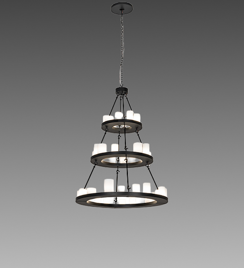42" Wide Loxley Shelburne Three Tier Chandelier | 296527