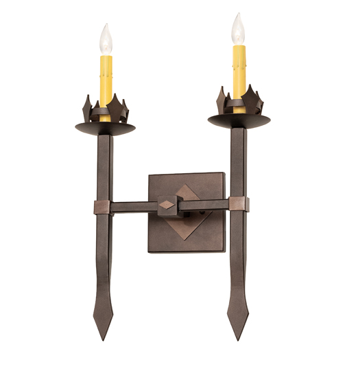 15" Wide Castilla 2 Light Wall Sconce | 297845