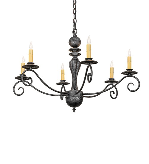 33" Wide Emory 6 Light Chandelier | 298673