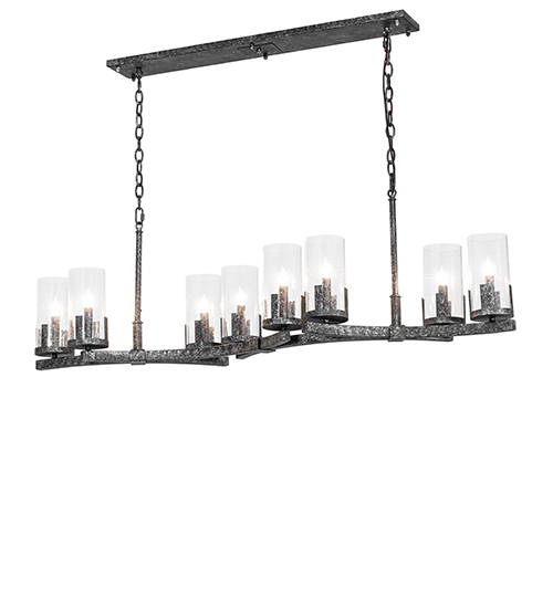52" Long Cero 8 Light Oblong Chandelier | 298726
